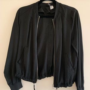 H&M Silk-Look Bomber Jacket